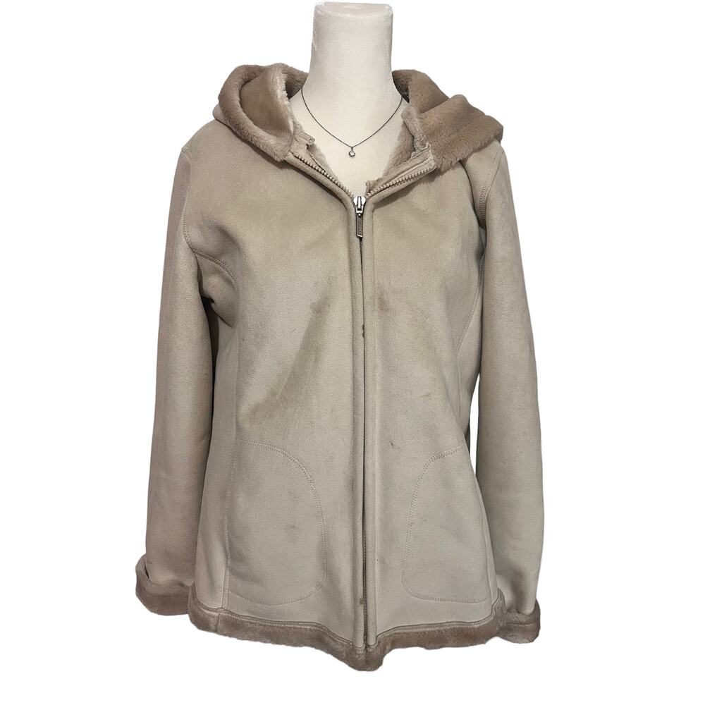 Esprit Faux Shearling Cream Jacket